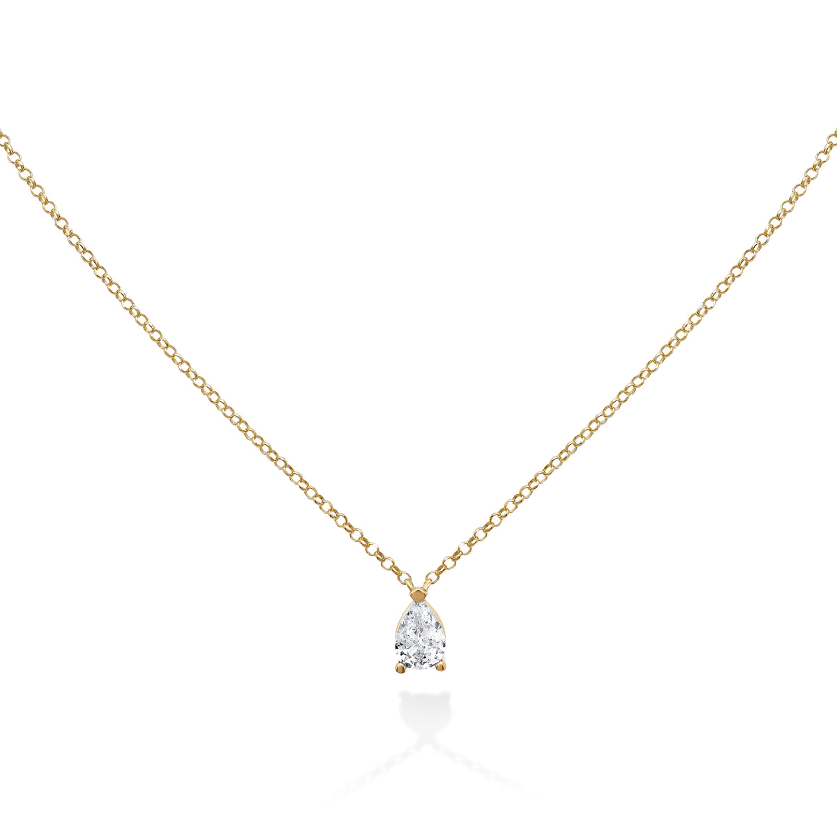 COLLANA LUMINEUSE con goccia