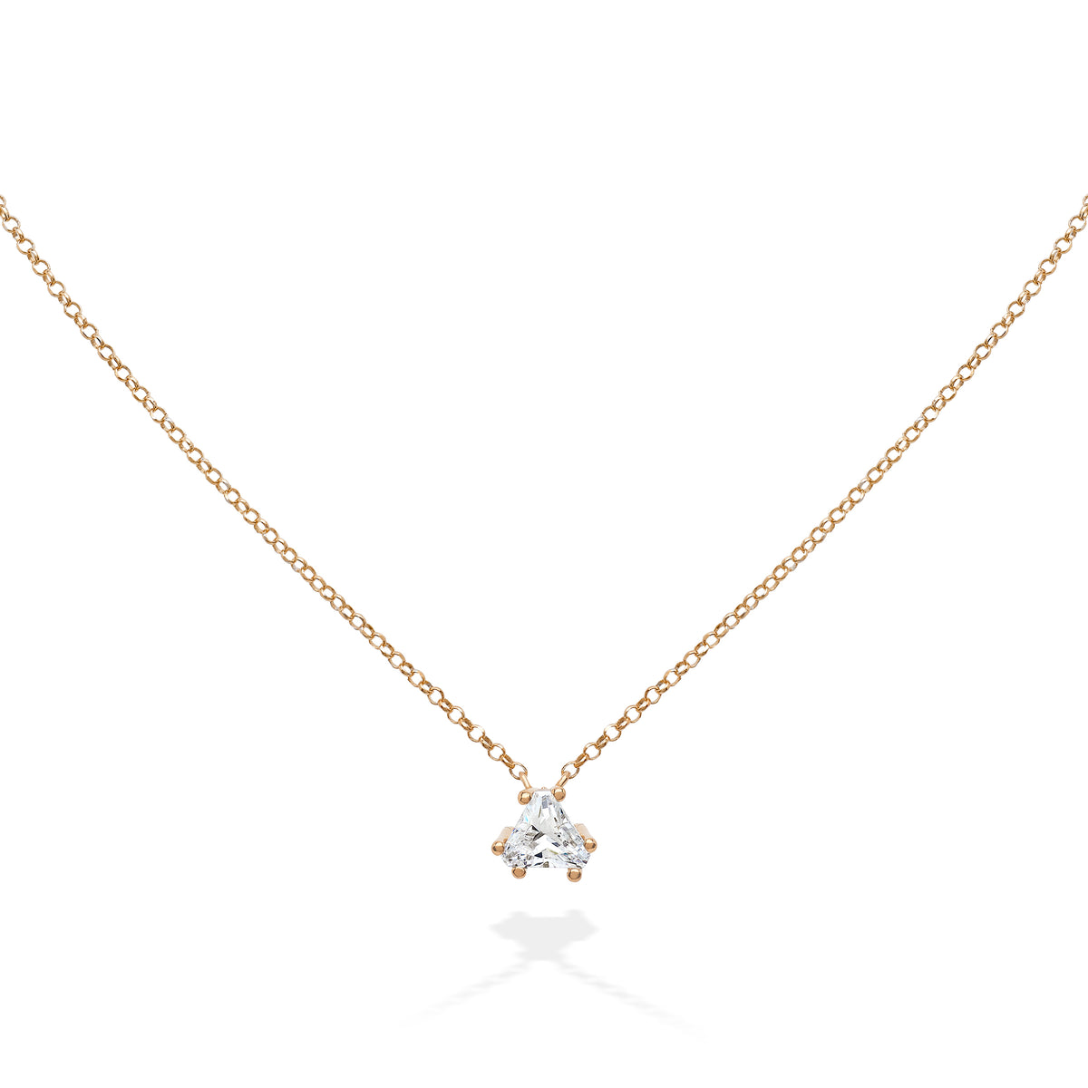 COLLANA LUMINEUSE con triangolo