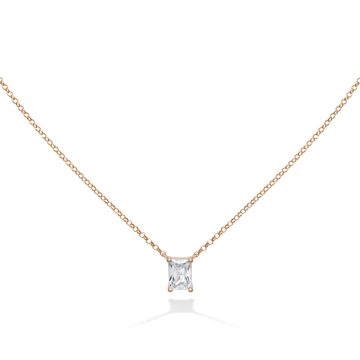COLLANA LUMINEUSE con ottagono