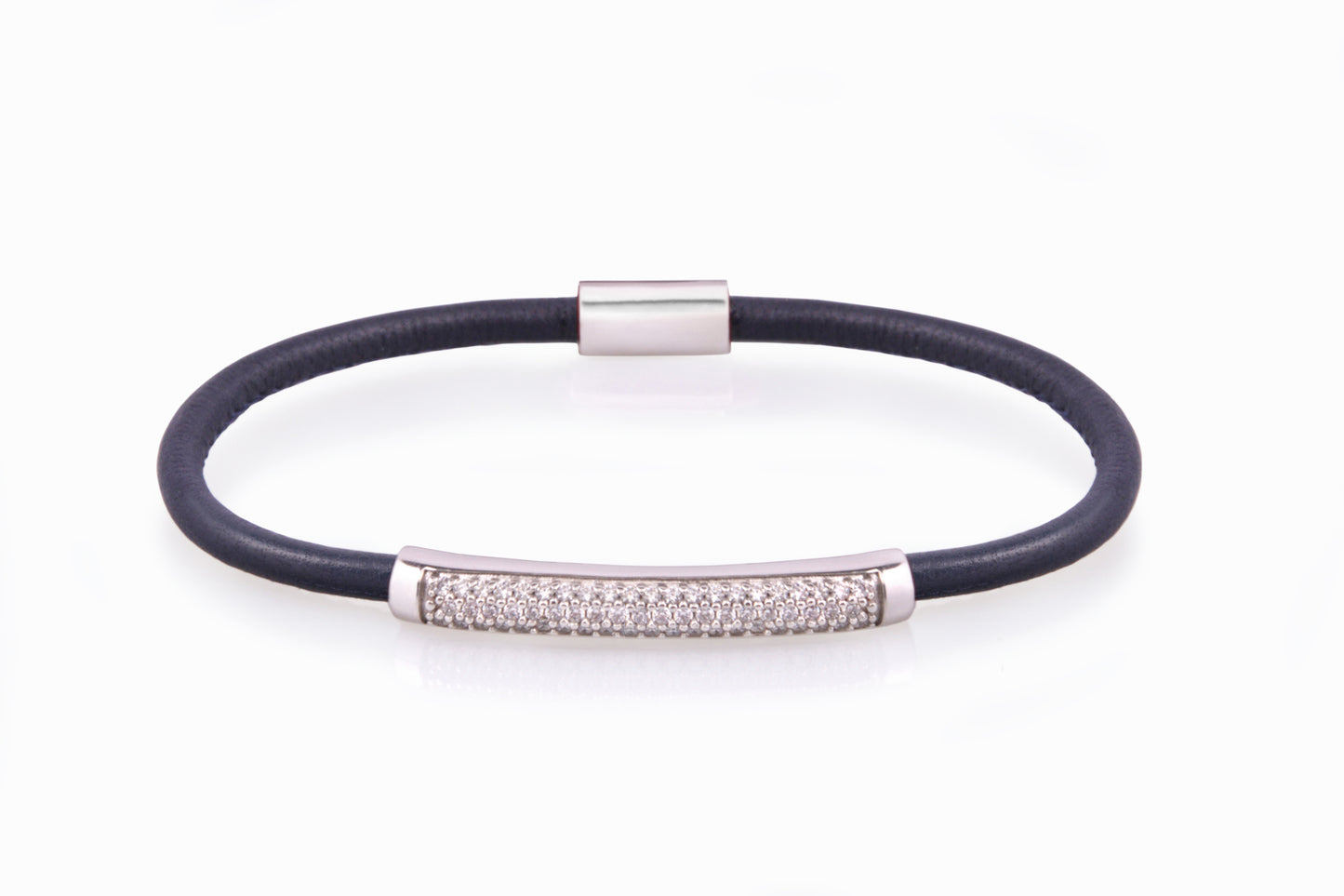 BRACCIALE TUBULAIRE CON NAPPA BLUETTE